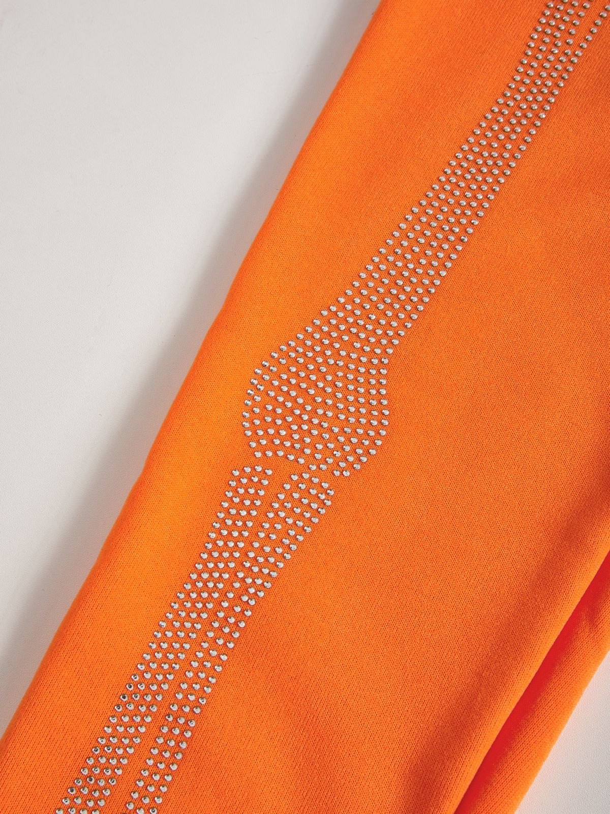 Sudadera con capucha y media cremallera de calavera con diamantes de imitación para hombre-6